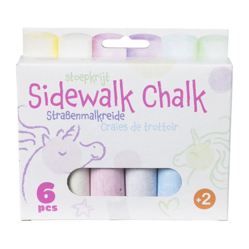 Stoepkrijt - set van 6