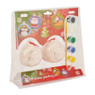 Kerstbal verfest set van 2 - diverse varianten