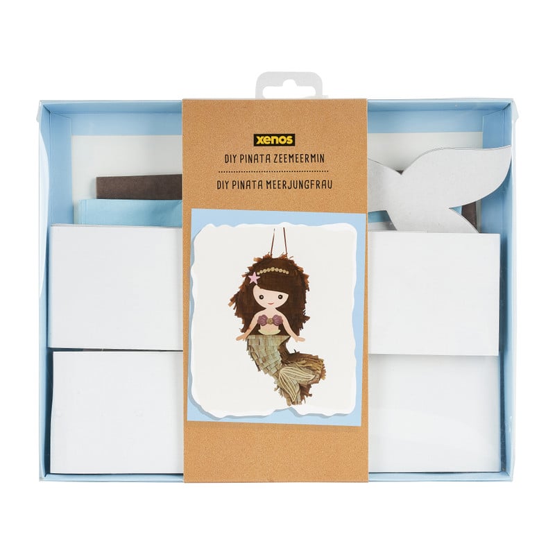 Diy pinata zeemeermin - 25x31x4 cm