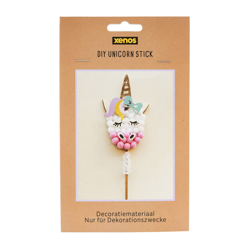Diy unicorn stick - 14x22 cm