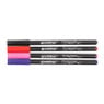 Edding porseleinstiften - set van 4 - zwart/rood/paars/roze