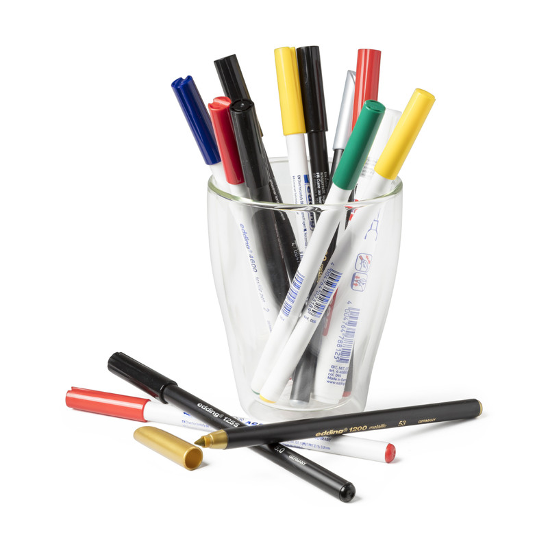 Edding 1255  kalligrafiestiften - set van 3 - zwart