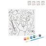 Schilderset kids - canvas - diverse varianten