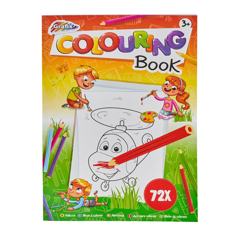 Kleurboek kids - 72 vellen 