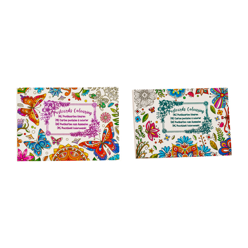 Postkaarten kleuren - 20 vellen