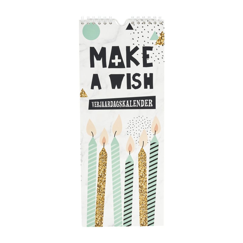 Verjaardagskalender - make a wish