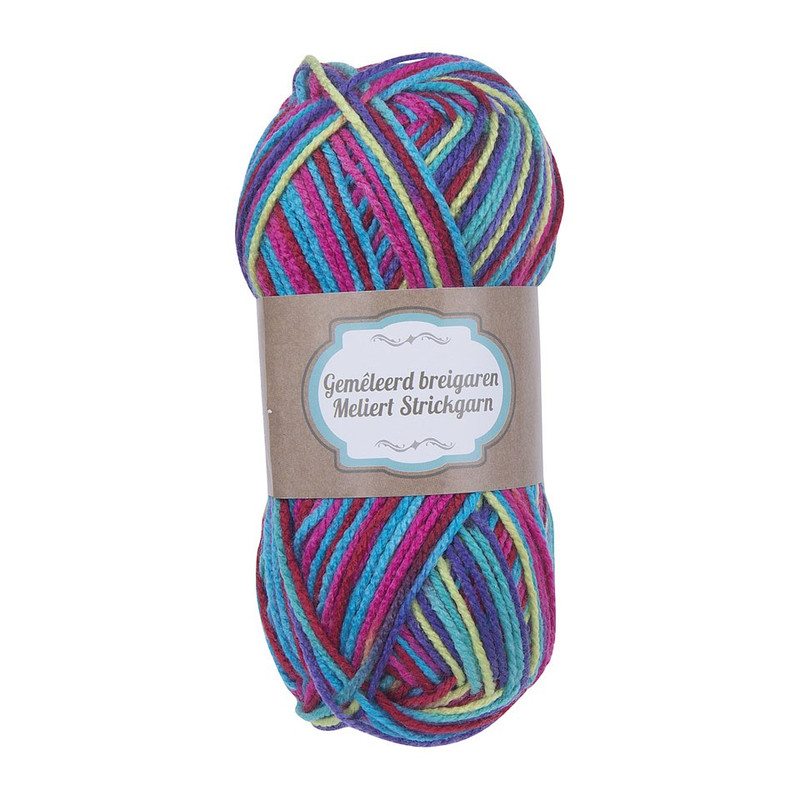 Acrylgaren multicolour rainbow