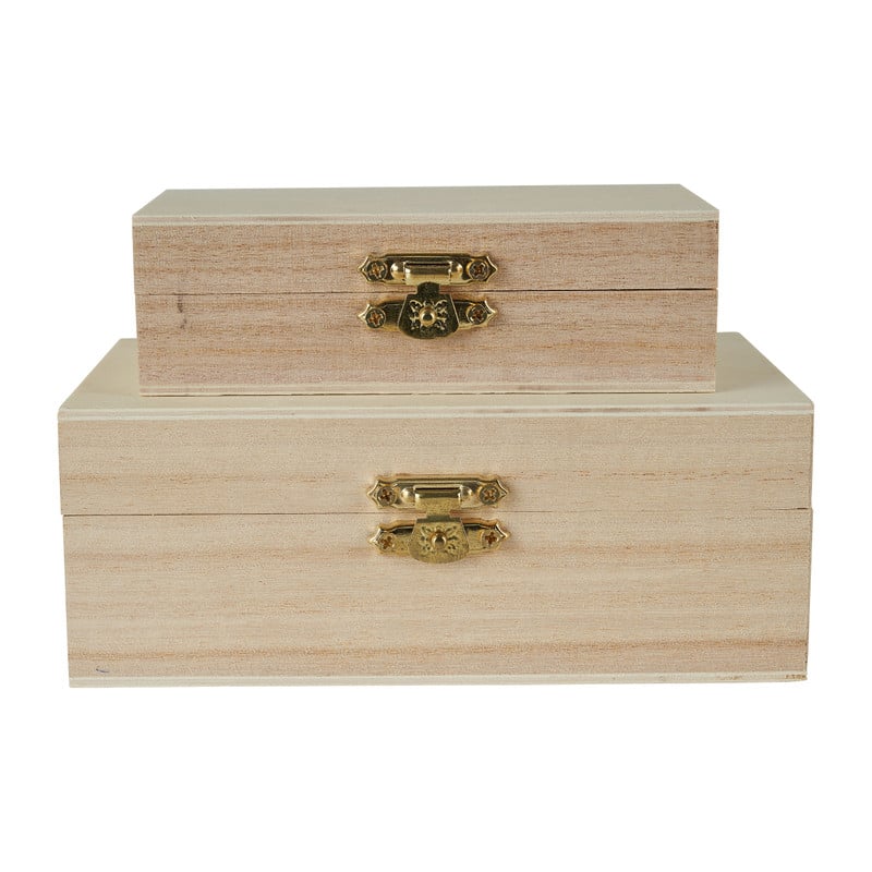 Doosjes rechthoek - set van 2