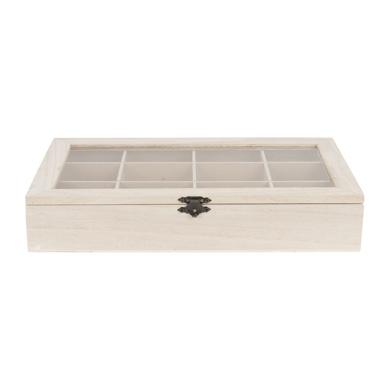 Opbergbox 12 vakjes - 29x16.5x5 cm