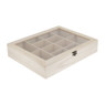 Opbergbox 12 vakjes - 23x29x5.5 cm