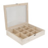 Opbergbox 12 vakjes - 23x29x5.5 cm