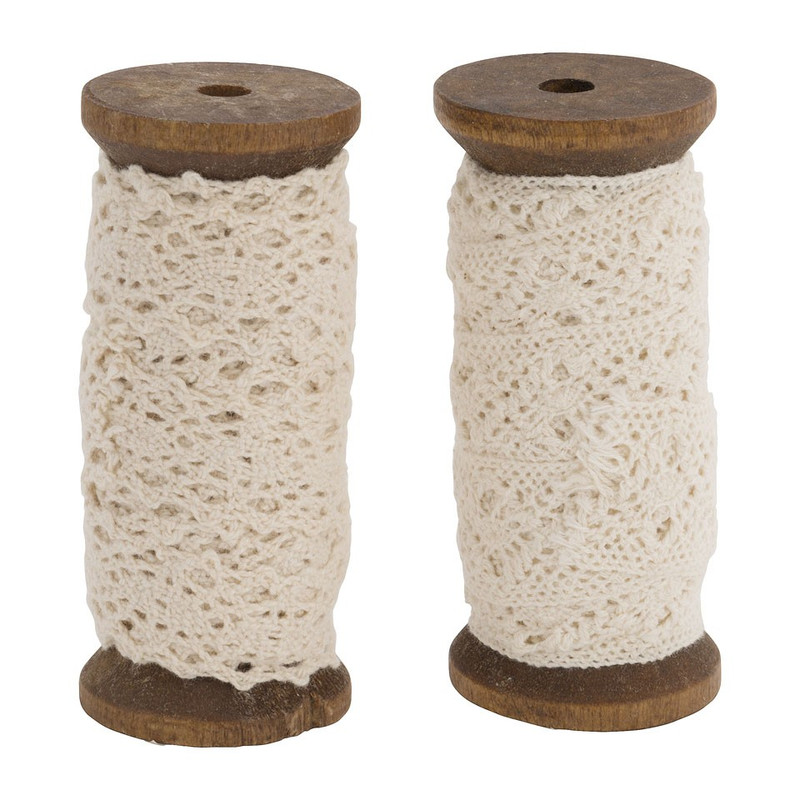 Kant op klosje - medium - beige 