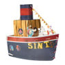 DIY sint surprise - stoomboot 