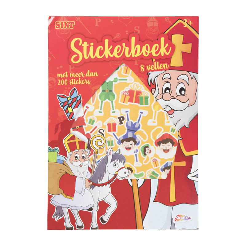 Sint stickerboek - 8 vellen