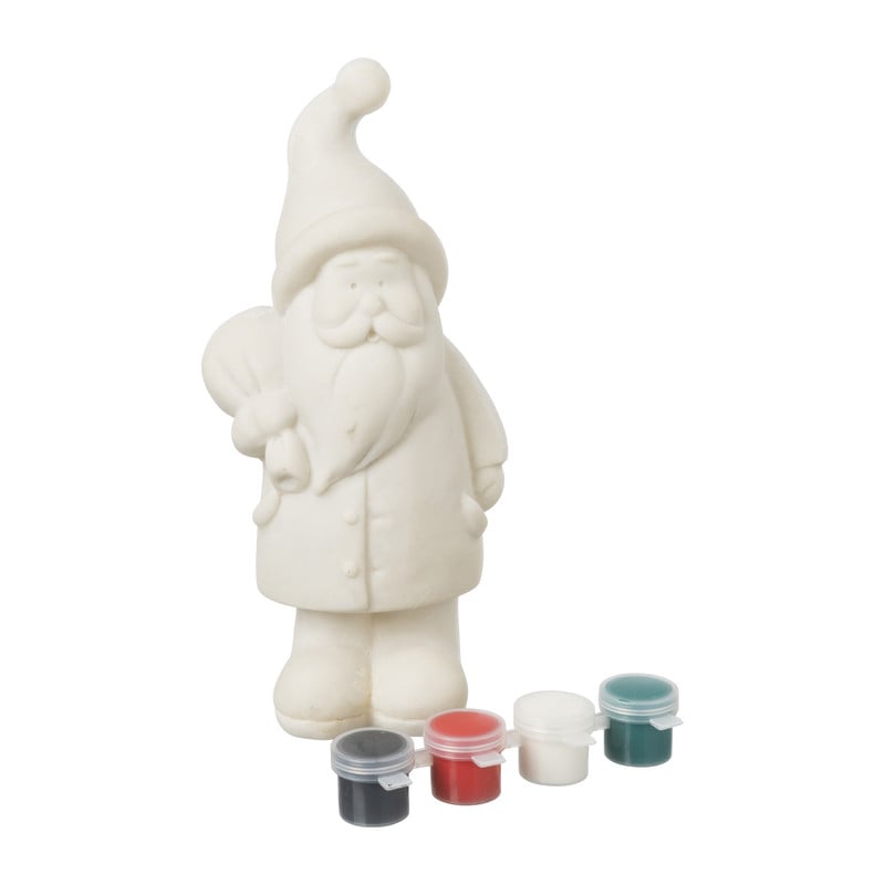 Kerstman/kerstboom schilderen - 24x13x13 cm - keramiek