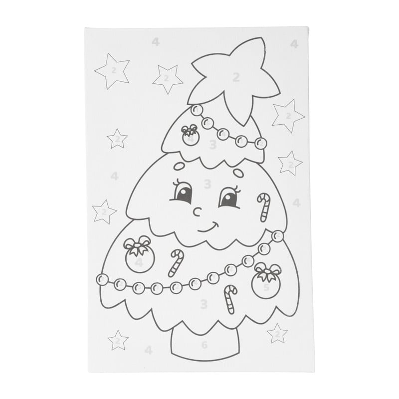 Kerst schilderset - schilderen op nummer - diverse varianten