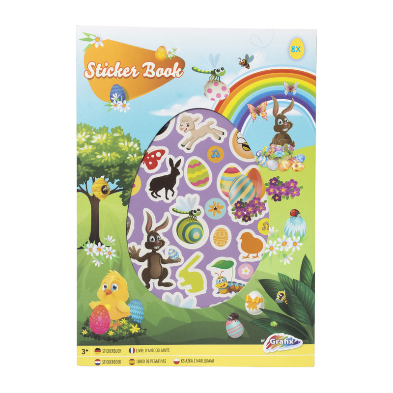 Stickerboek Pasen - 8 vellen