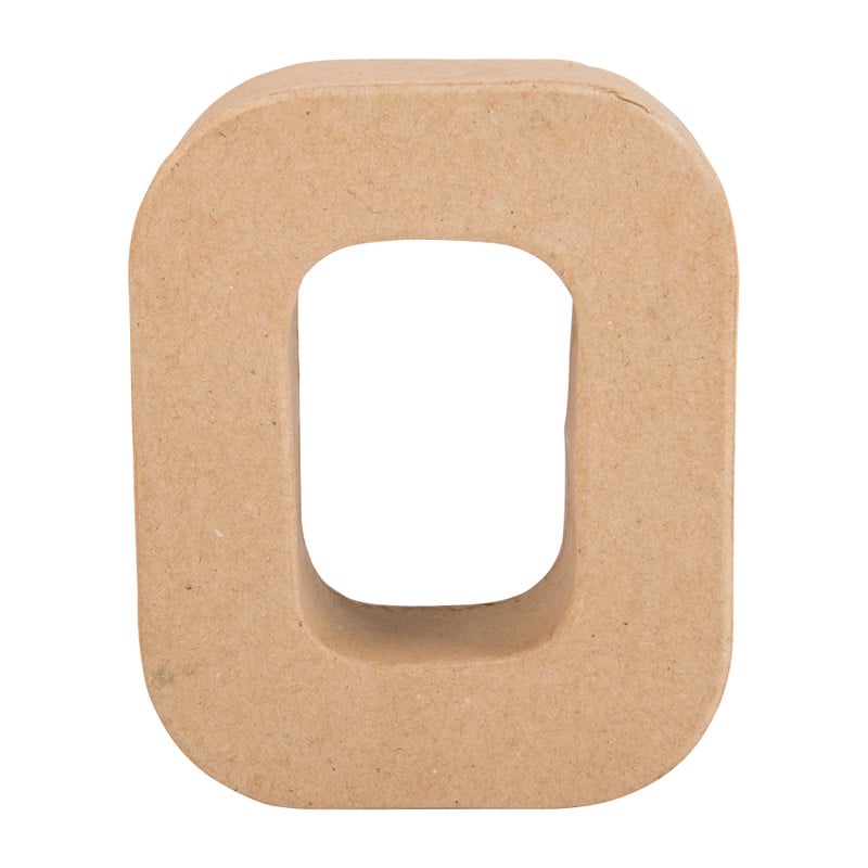 Kartonnen letter O