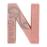 Kartonnen letter N