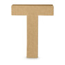 Kartonnen letter T