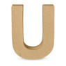 Kartonnen letter U