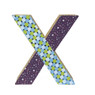 Kartonnen letter X