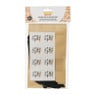 Sint zakjes met stickers - set van 8 - 20x12x4 cm