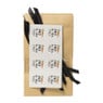 Sint zakjes met stickers - set van 8 - 20x12x4 cm