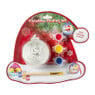 Verfset kerstballen - diverse varianten 
