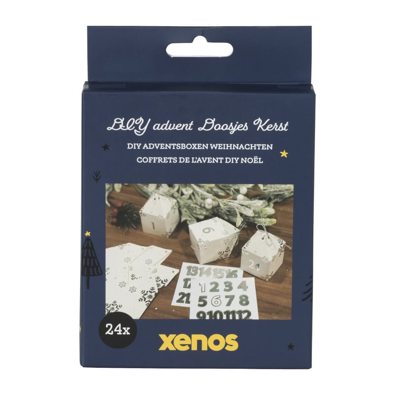 DIY advent doosjes - set van 24