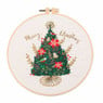 Borduursetje kerstboom - ø18 cm