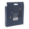 Touwfiguren kerstboom - hout/touw - 12x12 cm