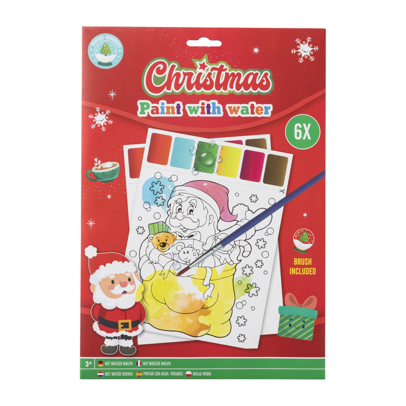 Kerst waterkleurboek 