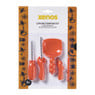 Pompoen uitsnij set - oranje - set van 5