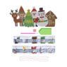 Kersthangers diamond paiting DIY - set van 6