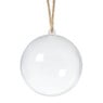 Transparante kerstbal - ø8 cm - set van 6