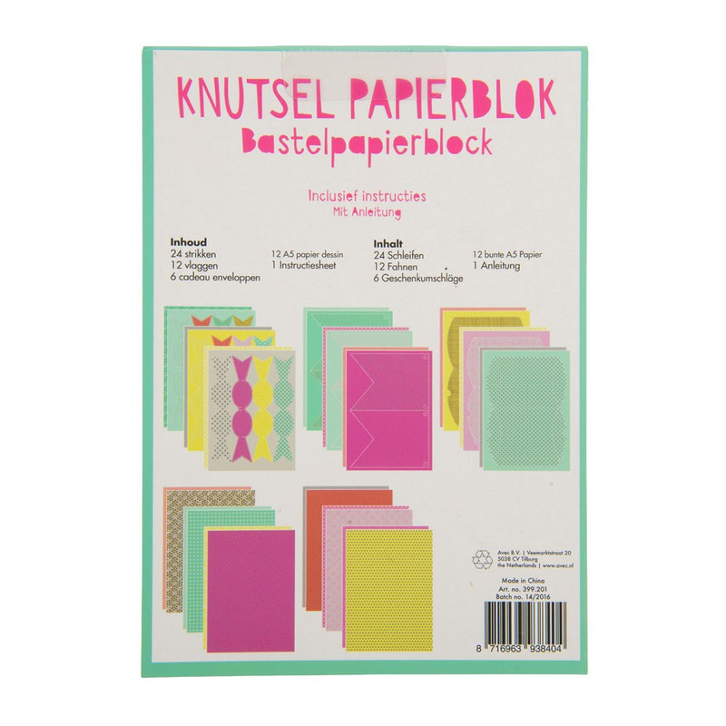 Papierblok folie
