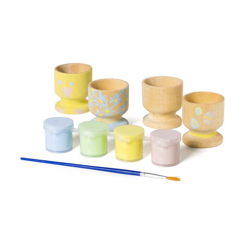 Eierdoppen schilderen - pasen - set van 4