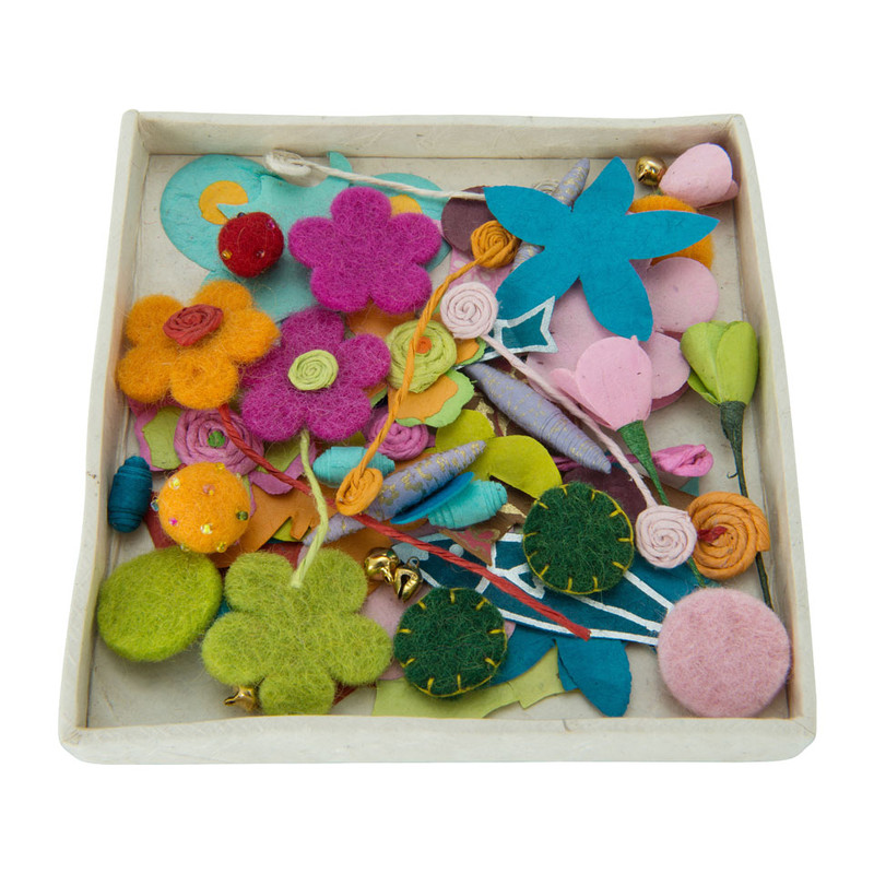 Vilt decoratiemix