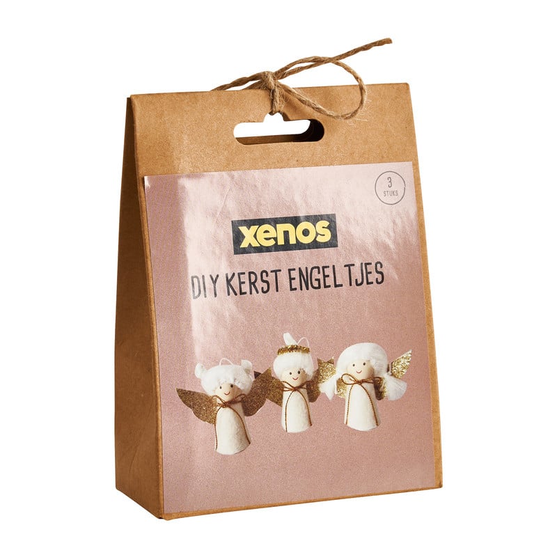 DIY kerst engeltjes - set van 3