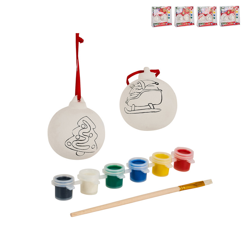 Kerstbal verfset - diverse varianten
