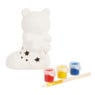 Kerstdeco verfset met led lampje - diverse varianten
