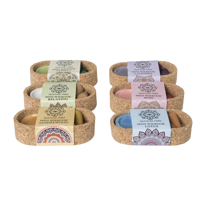 Wierook set - relaxing - kegels met schaaltje