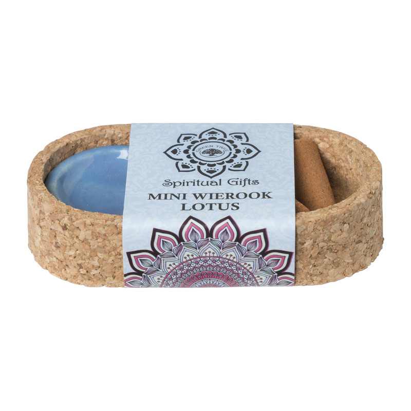 Wierook set - lotus - kegels met schaaltje