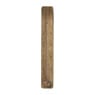 Wierook plank berg kristal - bruin/transparant - 0.3x30x7 cm