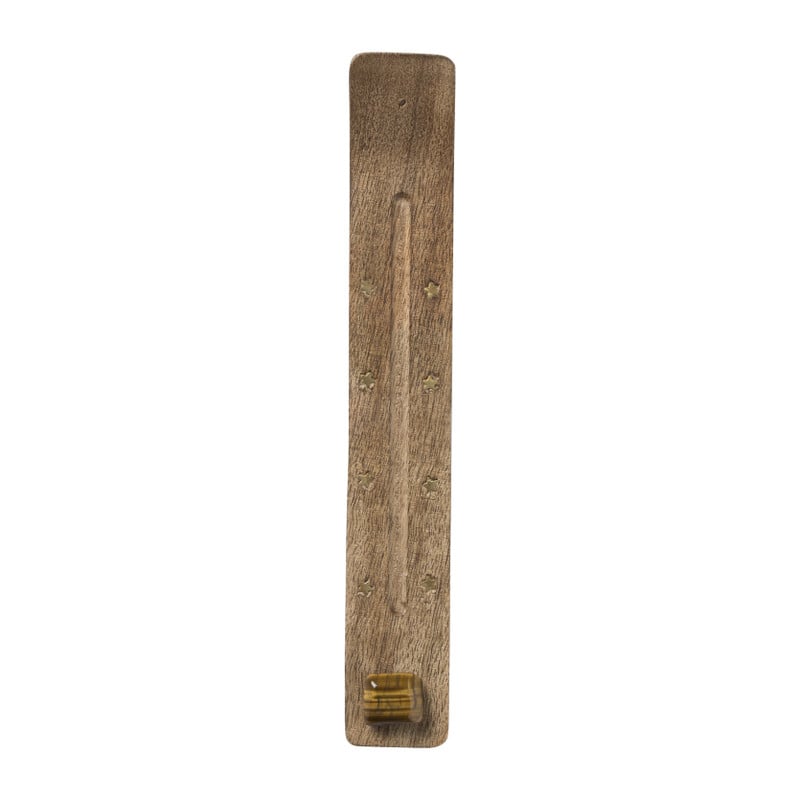 Wierook plank tijger - bruin/zwart - 0.3x30x7 cm