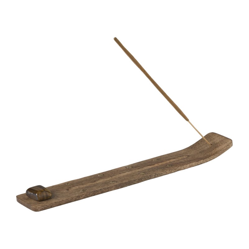 Wierook plank tijger - bruin/zwart - 0.3x30x7 cm