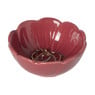 Schaaltje bloem - rood -ø8.3x4 cm