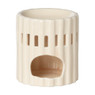 Oliebrander streep - beige - ø8.5x9 cm