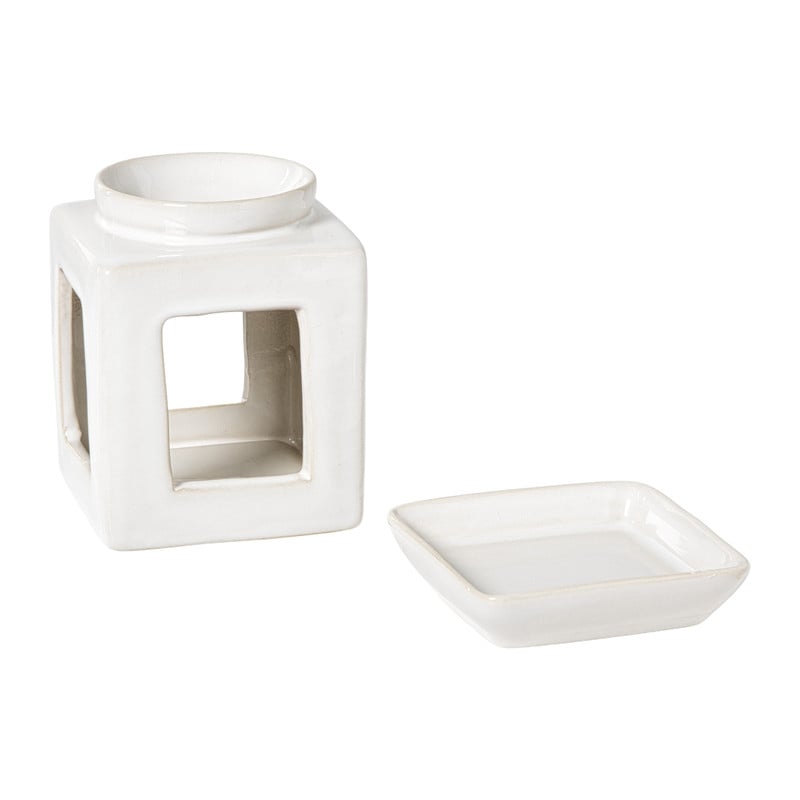 Schaaltje reactive glaze - beige - 2x9x9 cm